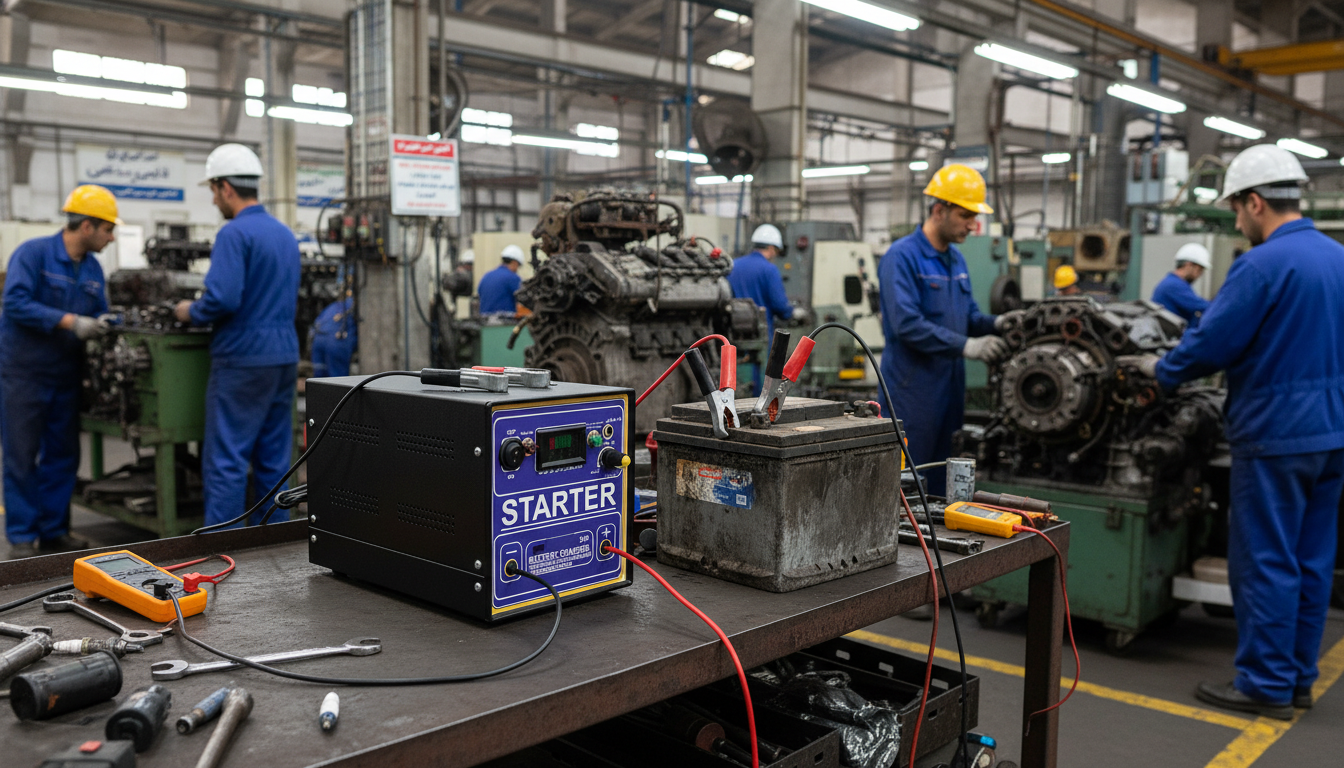 استارتر و شارژر باتری ۲۴ ولت ۴۰ آمپر چیست و چه کاربردی دارد؟
