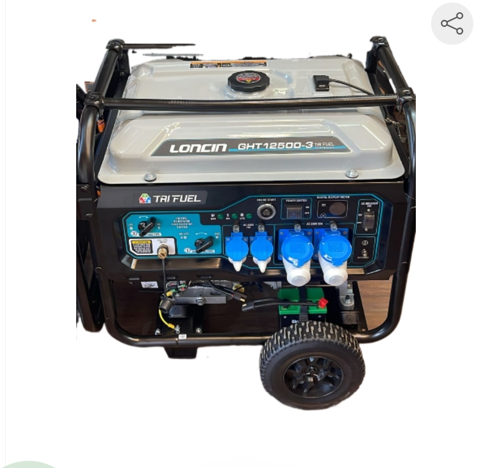 موتور برق لانسین ght12500-3 سه گانه سوز